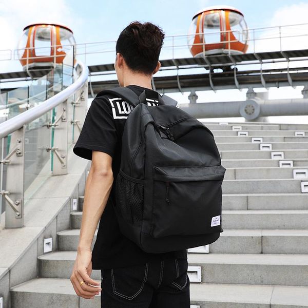 

fashion trendy waterproof computer bag large capacity travel men's backpack