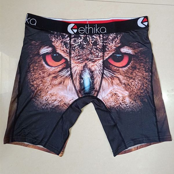 

quality men boxers shorts ethika mens underwear quick dry briefs promotion random styles graffiti printing swim trunks swimming pants639, White;black