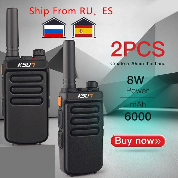 

walkie talkie 1 or 2pcs ksun x65 scanner uhf 10km two way ham radio station comunicador walkie-talkie