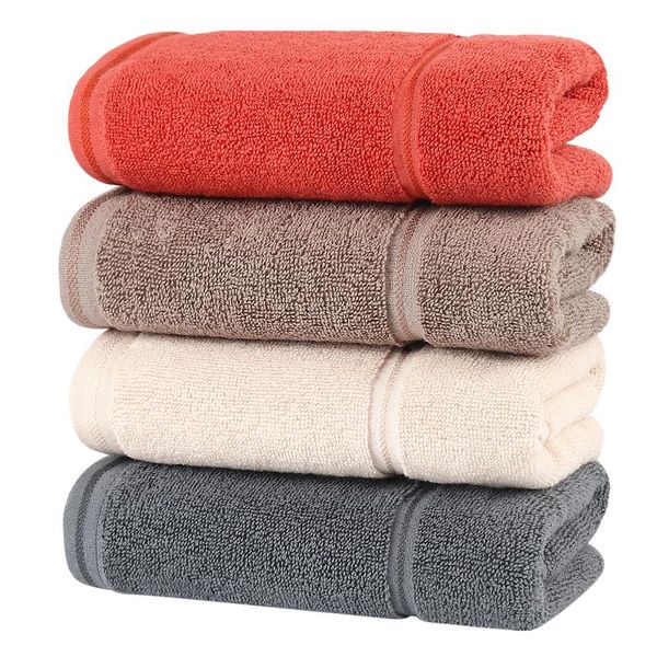 

towel multicolor cotton soft fashion household bathroom 34x74cm 4pcs