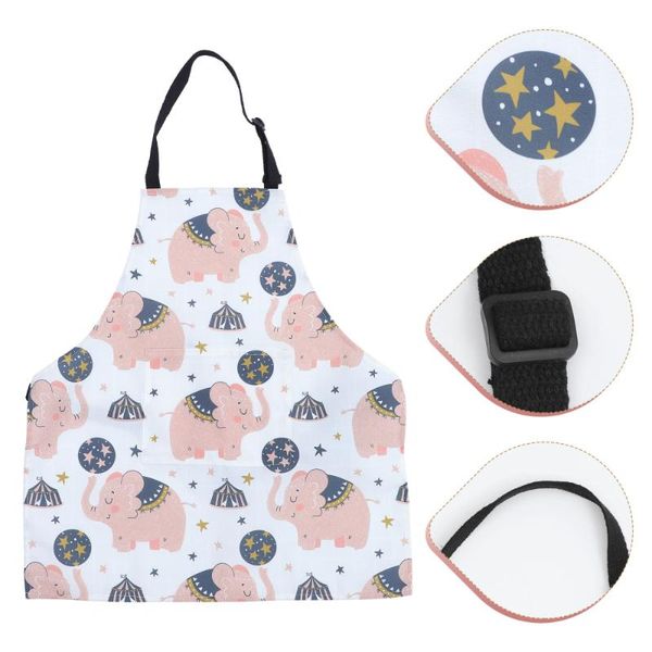 

aprons 1pc cartoon kids art craft children painting smocks