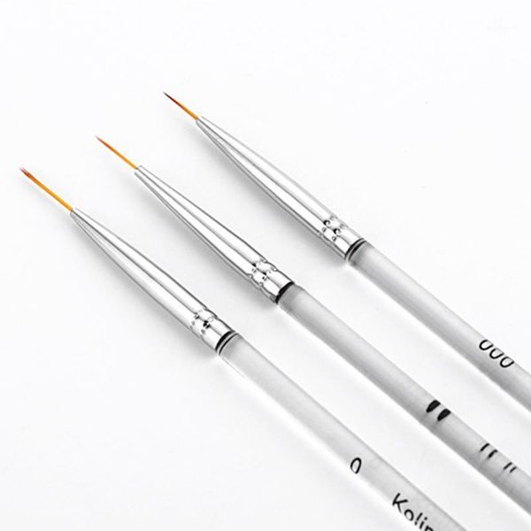 

nail art pen 3d tips acrylic uv gel brushes line painting hook flower carving beauty tools dropship1, Yellow
