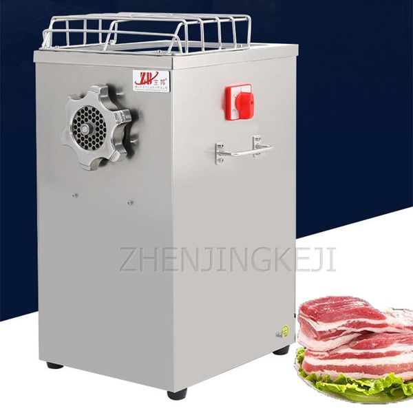 

meat grinders 110v/220v commercial grinder stainless steel pork mincer vertical multi-function restaurant processing equipment 1100w