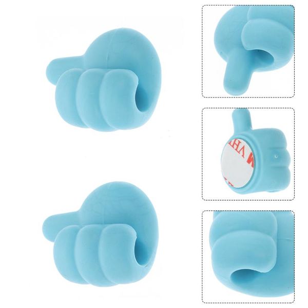 

hooks & rails 2pcs thumb entryway clothes wall-mounted wall decorations