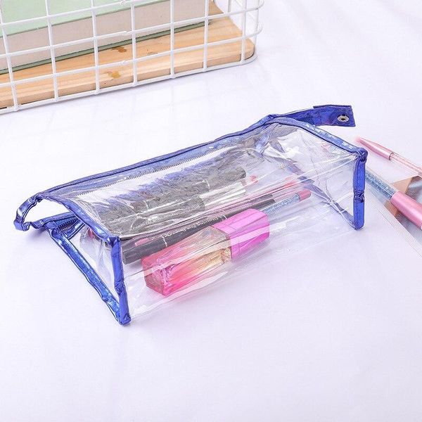 

pencil bags transparent bag waterproof travel cosmetic women makeup case bath make up organizer
