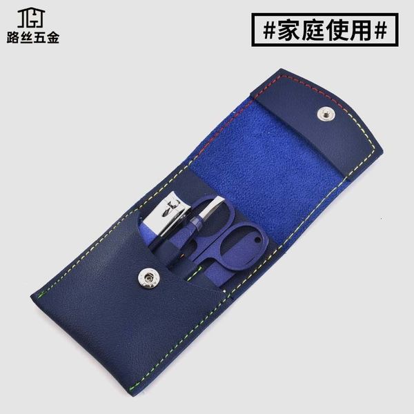 

jgj blue gift nail clipper 4-piece manicure and eyebrow trimming tool set