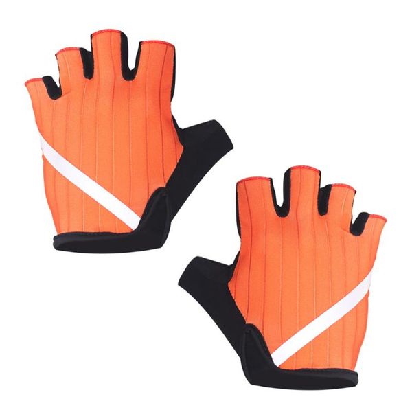 

reflective cycling gloves sweat-absorbent wear-resistant breathable palm professional weightlifting running, Black
