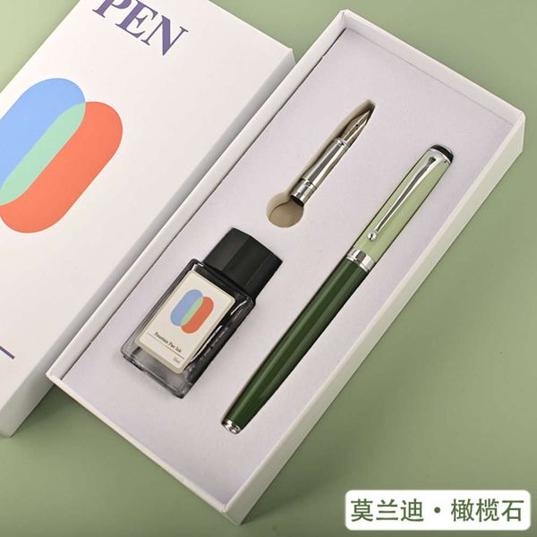 

straight morandi metal engraving signature pen advertisement gift jewel