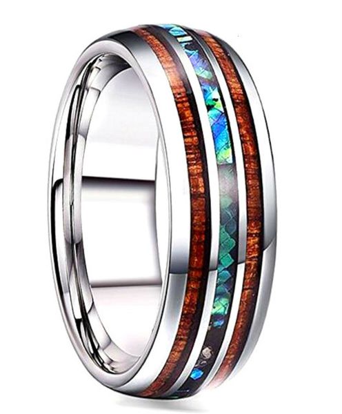 

new titanium dragon diamond ceramic tungsten steel ring gift ring popular, Black