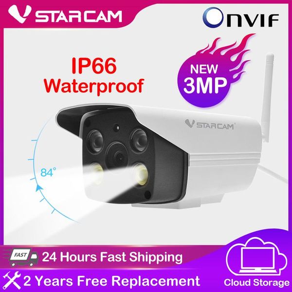 

cameras vstarcam 3mp wifi ip camera onvif outdoor weatherproof ir full color night vision security video surveillance c18s