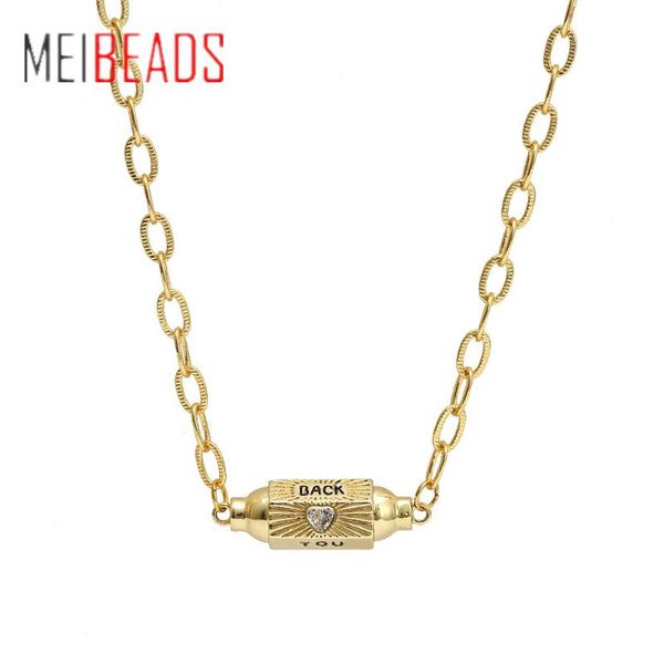 

styles gold color zircon pendant necklace for women hexagonal column charms accessories men jewelry arrival necklaces, Silver