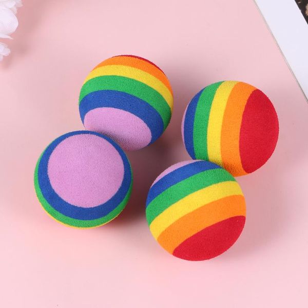 

golf balls 20pcs rainbow eva training stretchy indoor practice for playground sports