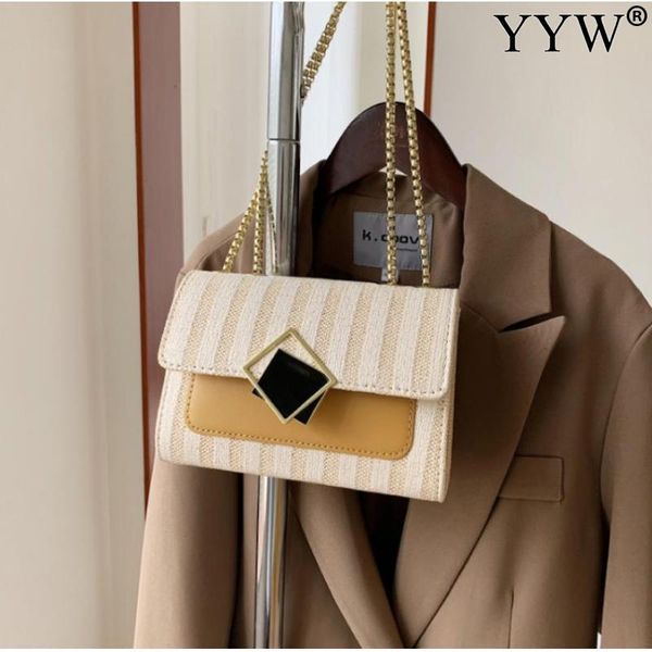 

evening bags straw contrast design single-shoulder bag cross-body women's trending shoulder handbags leisure armpit bolsos