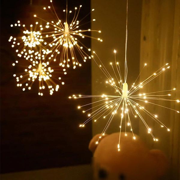 

strings christmas firework fairy lights 3m 500leds string curtain led for party bedroom decoration lighting