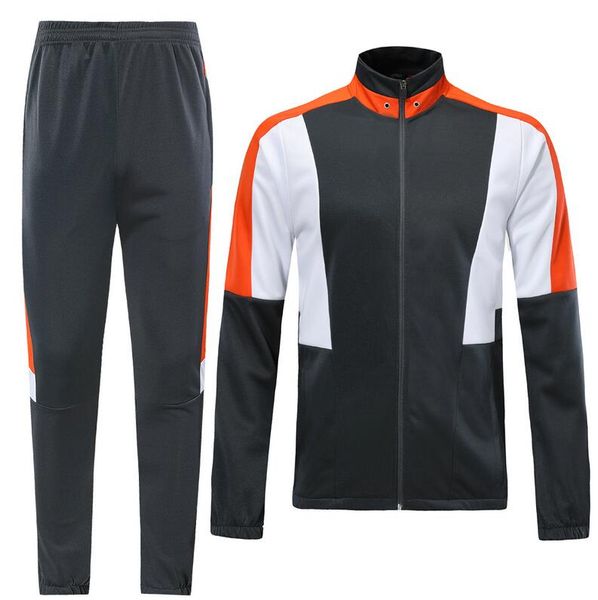 

men's casual running jacket tracksuit set sportswear, Black