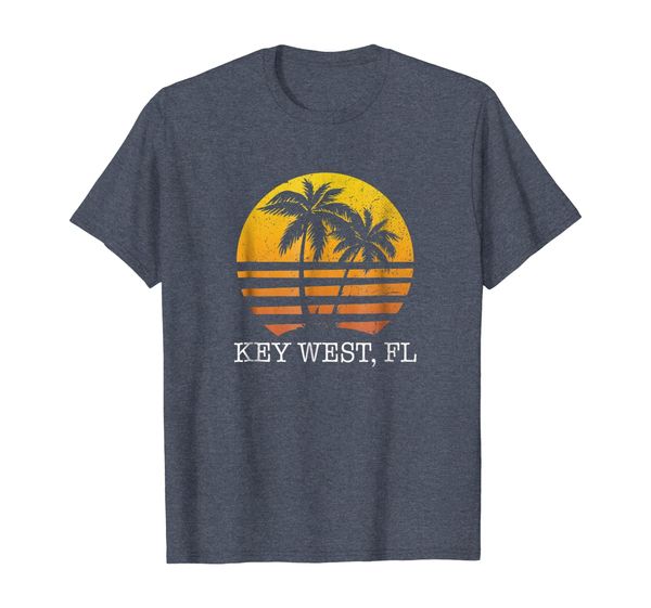 

Key West Tee Shirt Florida FL Vintage Retro Beach Surf Gift, Mainly pictures