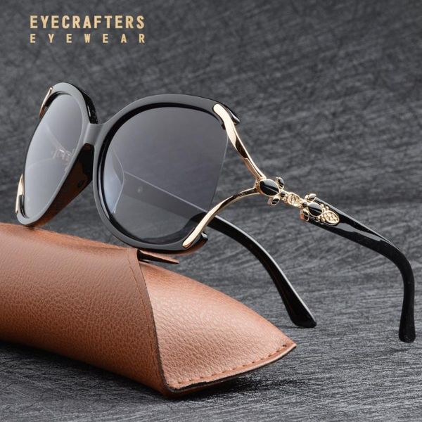 

sunglasses designer hd polarized womens ladies fashion gradient uv400 oversize female eyewear oculos, White;black