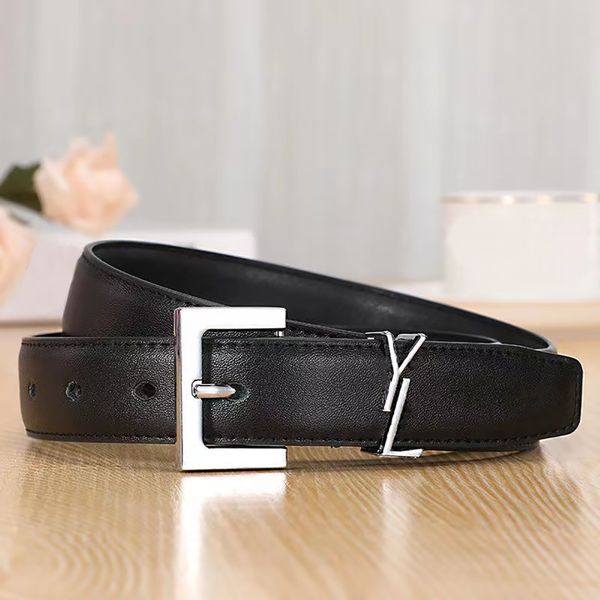 

luxurys designer belt letter y belt leisure fashion jeans with woman and man retro pin buckle waist belts width 3.0cm versatile waistband pr, Black;brown