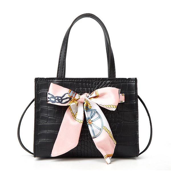 

evening bags crocodile pattern bag women's shoulder messenger hit color ladies handbag mobile phone handbags