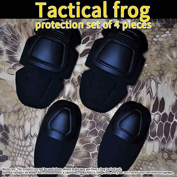 

knee elbow pads hunting sports military set safety gear kneecap kneepad tactical protection &, Black;gray