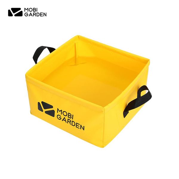 

mobi garden outdoor fold-able 13l square bucket basin bags