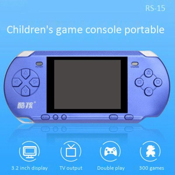 

coolbaby rs-15 fc colorful sn children's double toy for psp nes console portable console(blu players game