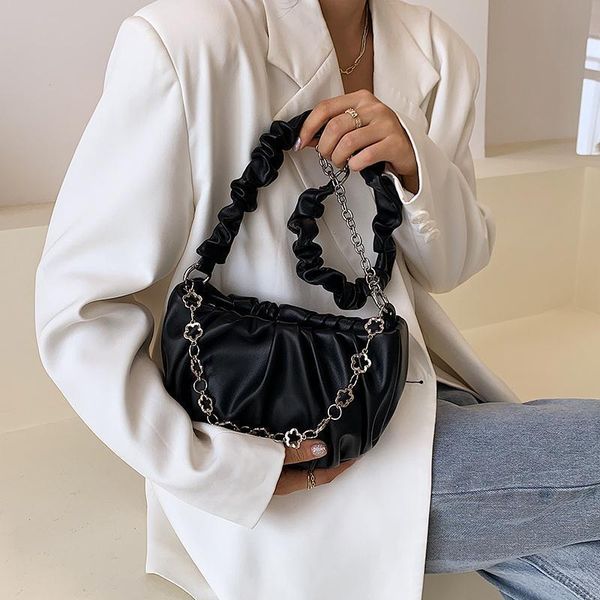 

evening bags women's trend cloud underarm fashion ladies elegant all-match chain handbag casual shoulder messenger crossbody bag