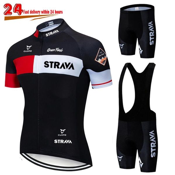 

team strava cycling jerseys bike wear clothes quick-dry bib gel sets clothing ropa ciclismo uniformes maillot sport racing, Black;blue