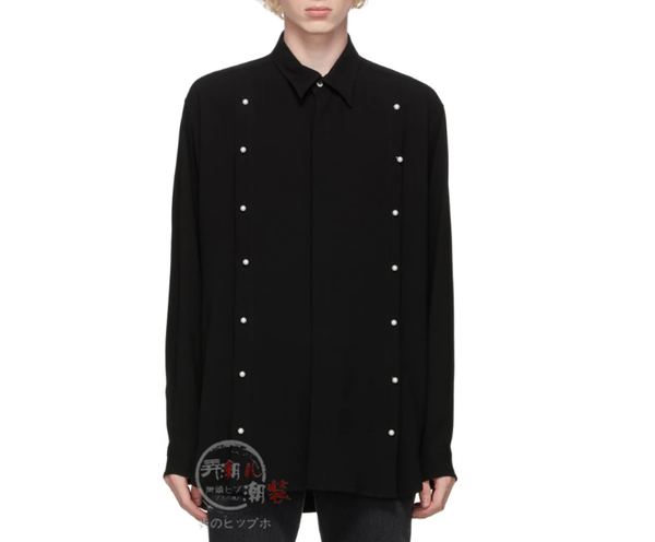 

s-6xl 2021 men women's clothing original personality short front and long back shirt plus size stage singer costumes men's casual, White;black