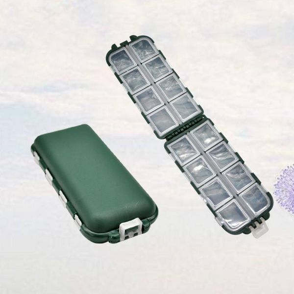 

pcs fishing tackle storage boxes 8-grids case lure bait hook organizer accessories