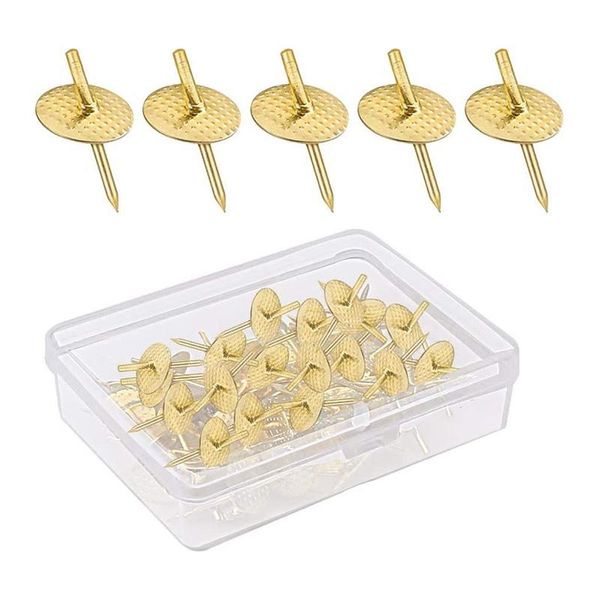 

50pcs assorted one step hangers nail hooks 20lbs po picture frame professional plaster hanging kit & rails