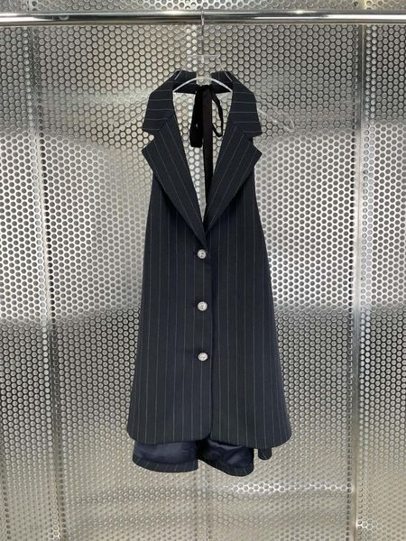 

women's two piece pants 2021fw autumn women striped vest coat with casual female trouse suits sets ddxgz2 7.19, White