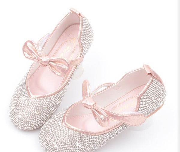 

sandals toddler baby shoes girls leather kids glitter bling princess flat-heels dance dressing sparkling, Black;red