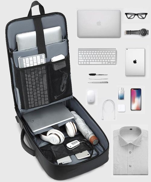 

backpack tagdot splashproof 17.3 inch usb for lapair cushion compartment high capacity travel teenage school men
