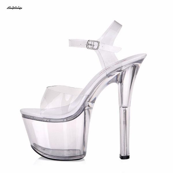 

plus:34-43 44 elegantes sandals women 15cm thin heel shoes ladies dress pumps zapatos de vestir exegang office lady sandal, Black