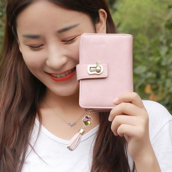 

wallets manufacturers selling lady wallet thirty percent han edition diamond tassel pu hand bag zipper card package, Red;black