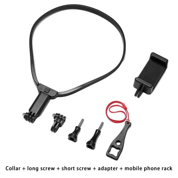 

cell phone mounts & holders pov/vlog selfie neck holder mount headband kit for hero, video shoot accessories