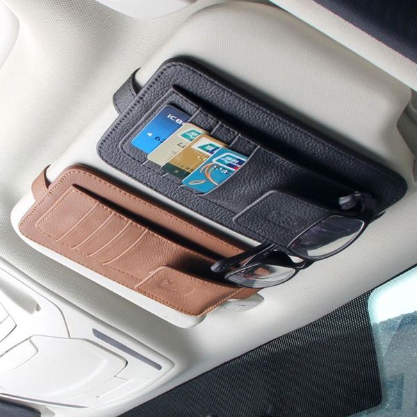 

other interior accessories car auto sun visor point pocket organizer pouch bag card glasses storage holder sunglasses car-styling
