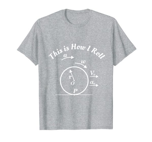

this is how i roll stem math t-shirt, White;black