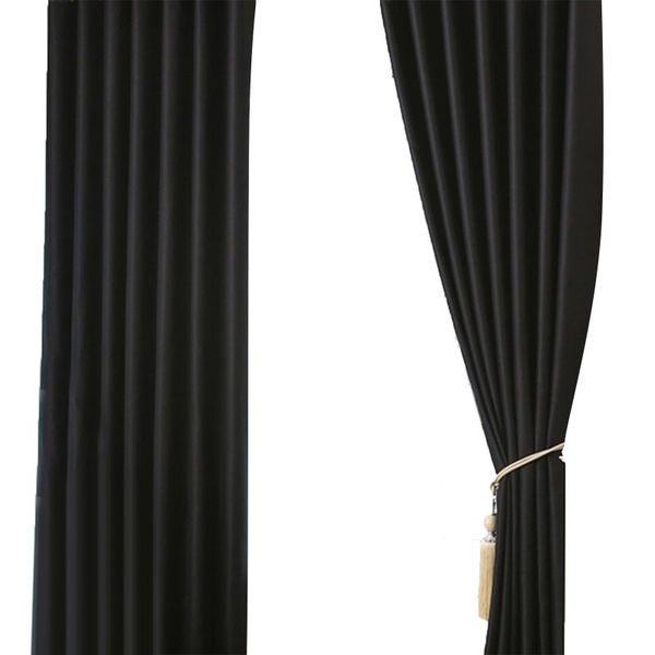 

curtain & drapes 1 panel 1x2.15m blackout darkening window with pocket for bedroom living room