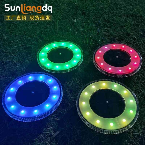 

2021 new solar buried led garden lawn landscape holy decorative lamp