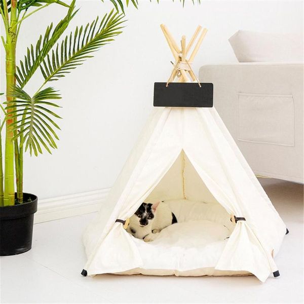 

cat beds & furniture two sizes of portable tent pet house foldable play dog sleeping nest for small and medium dogs