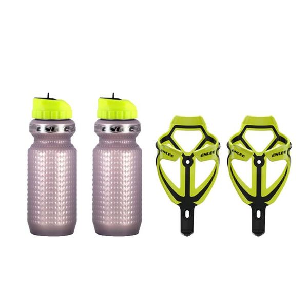 

water bottle enlee bike holder with 650ml leak proof bicycle squeeze lightweight cages for mtb road bikes