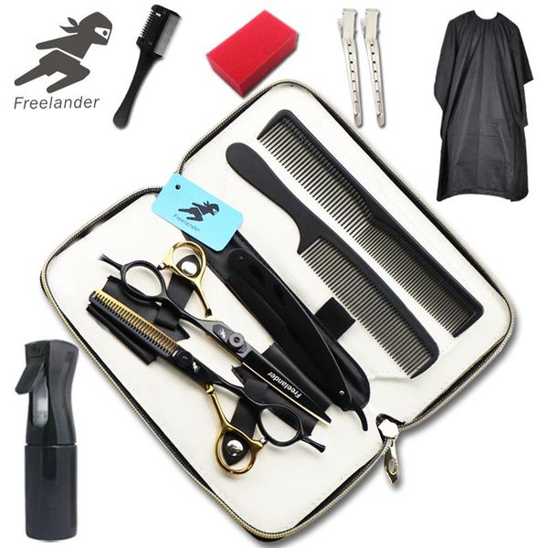 

hair scissors 6 inch professional hairdressing set straight cut tooth thinning shop