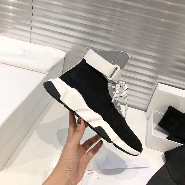 

Men sock Casual shoes Platform women Sneakers speed trainer Triple Black White Classic jogging walking outdoor size 34-45, 01