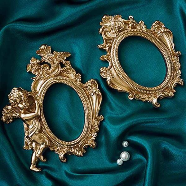 

frames retro gold picture jewelry frame mini resin po home decor pography props wedding pictures gifts ornaments
