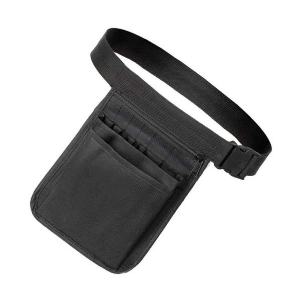 

storage bags 1pc multifunctional garden tool waist pocket bag (black)