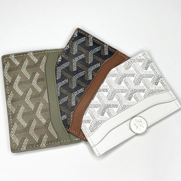 

card holders holder id purses business wallet women men leather, Brown;gray