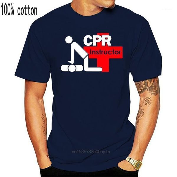 

men's t-shirts cpr shirt instructor funny t for fashion mens short sleeve tshirt cotton shirts, White;black