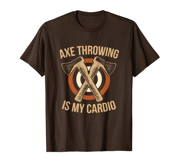

Axe Throwing Funny Hatchet Lumberjack Cardio Gift Tshirt, Mainly pictures